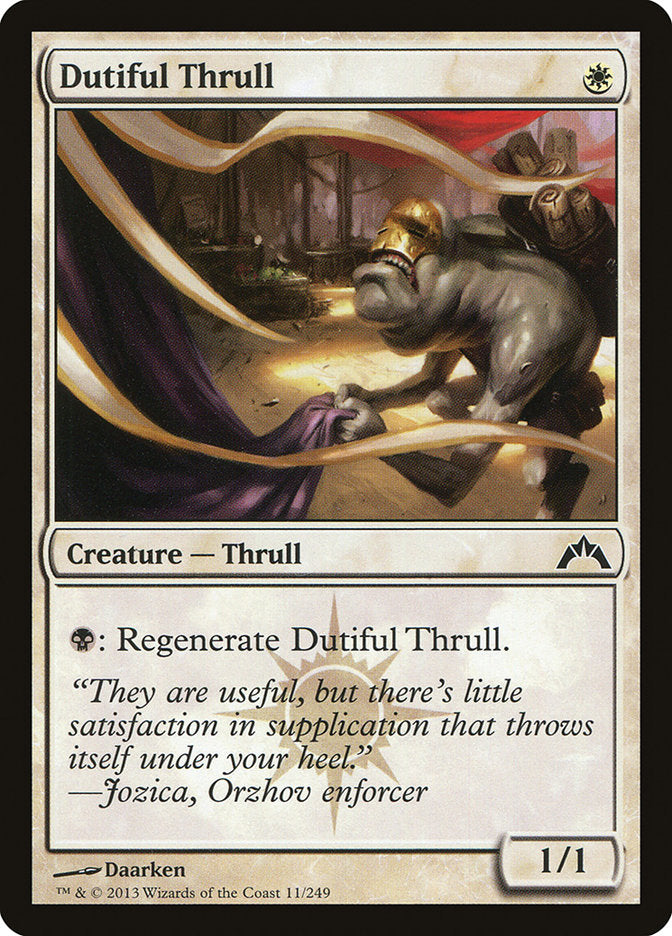 Dutiful Thrull [Gatecrash] | Golgari Games