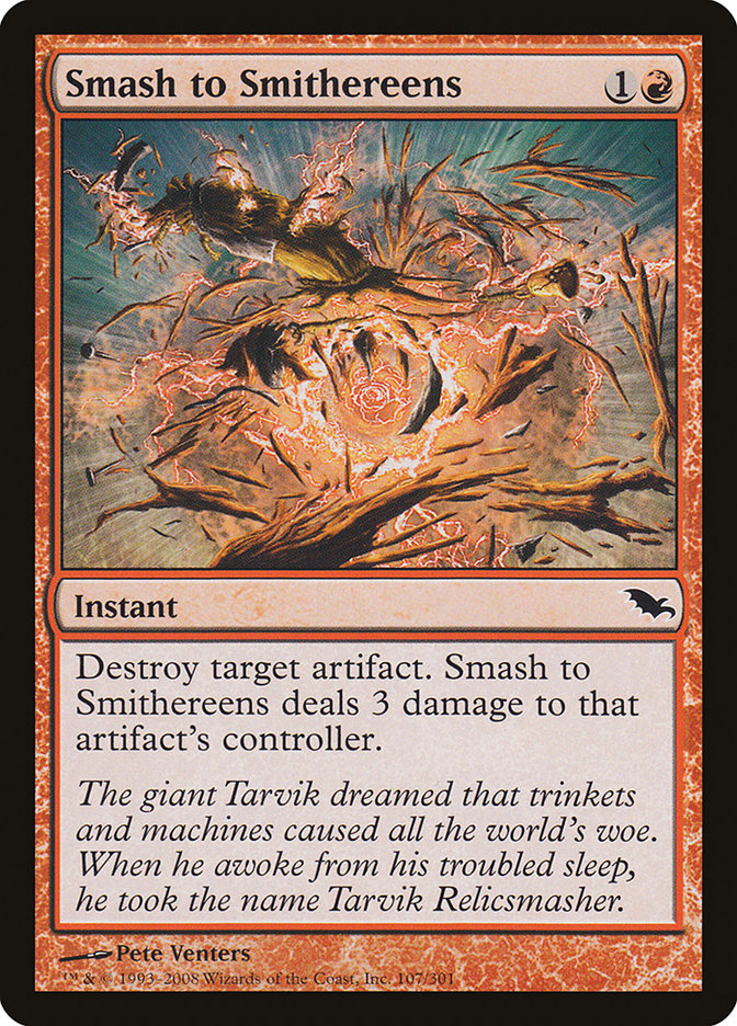 Smash to Smithereens [Shadowmoor] | Golgari Games