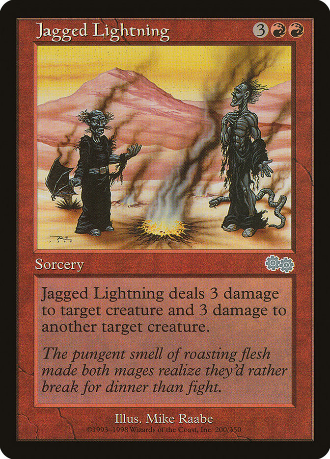 Jagged Lightning [Urza's Saga] | Local Legends