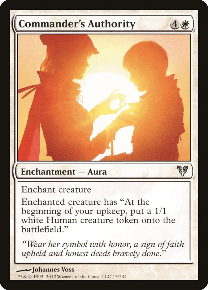 Commander's Authority [Avacyn Restored] | Local Legends