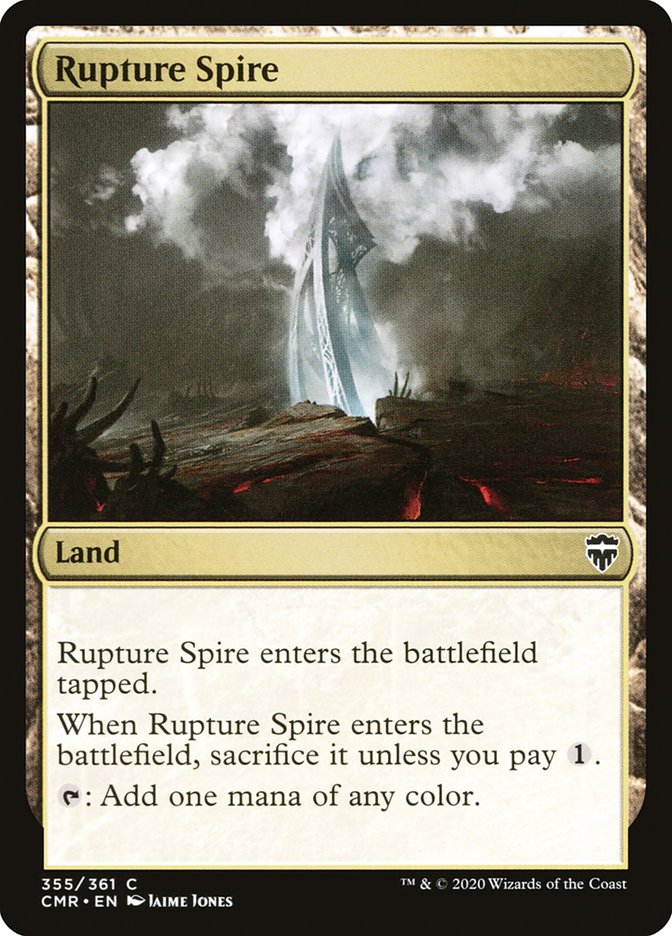 Rupture Spire (355) [Commander Legends] | Golgari Games