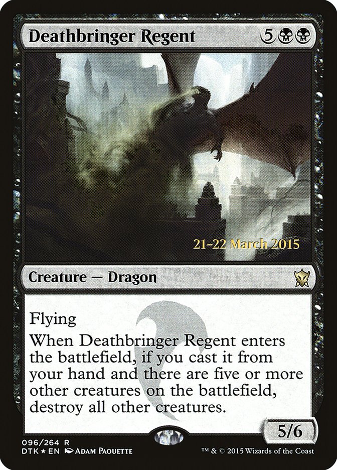 Deathbringer Regent [Dragons of Tarkir Prerelease Promos] | Golgari Games