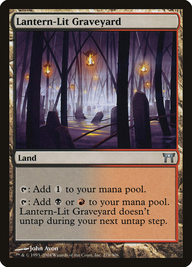 Lantern-Lit Graveyard [Champions of Kamigawa] | Local Legends