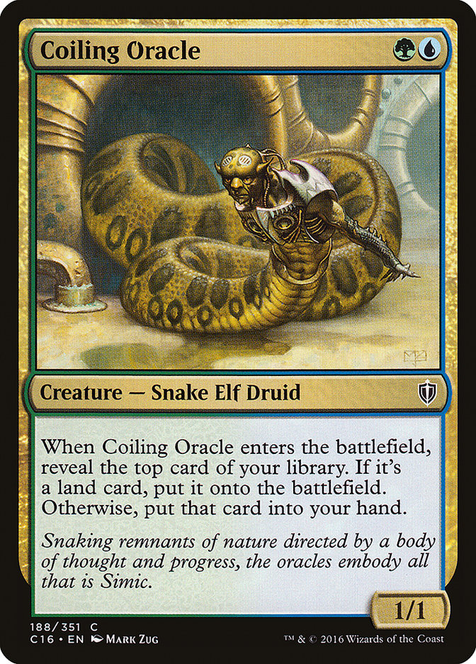 Coiling Oracle [Commander 2016] | Golgari Games