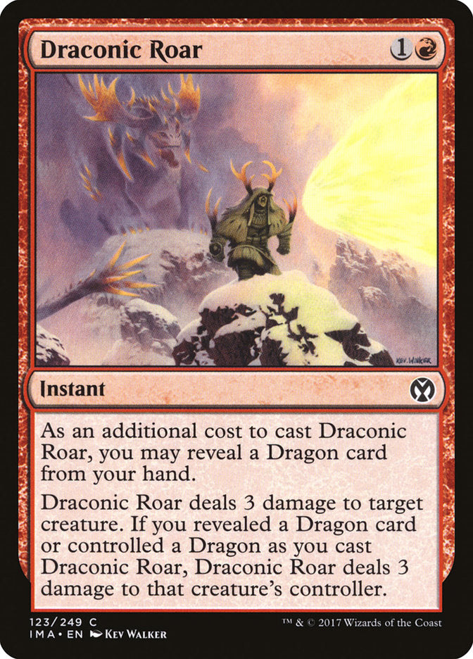 Draconic Roar [Iconic Masters] | Golgari Games