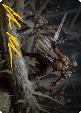 Tovolar, Dire Overlord 1 Art Card (Gold-Stamped Signature) [Innistrad: Midnight Hunt Art Series] | Local Legends