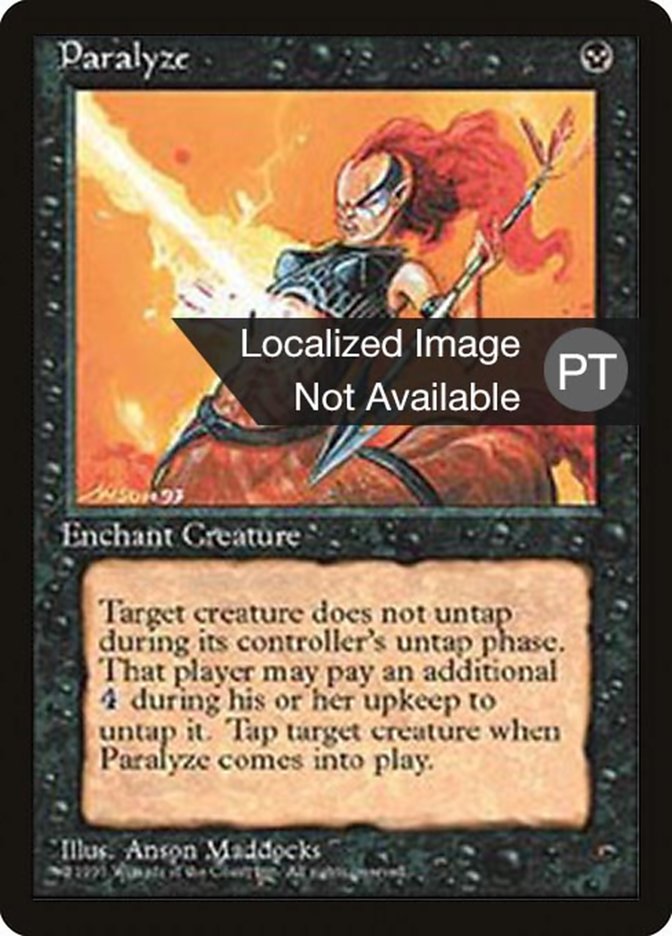 Paralyze [Fourth Edition (Foreign Black Border)] | Local Legends