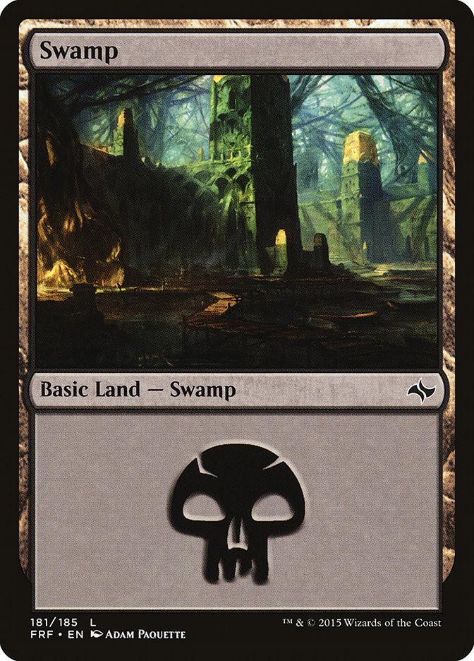 Swamp (181) [Fate Reforged] | Golgari Games