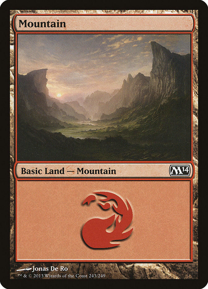 Mountain (243) [Magic 2014] | Golgari Games