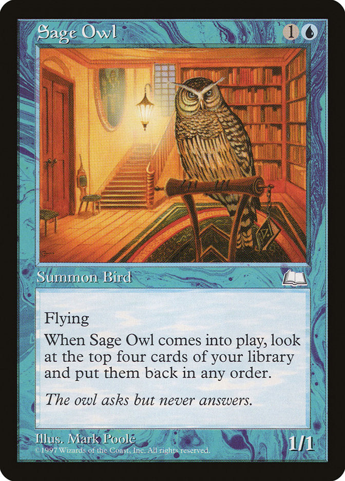 Sage Owl [Weatherlight] | Local Legends