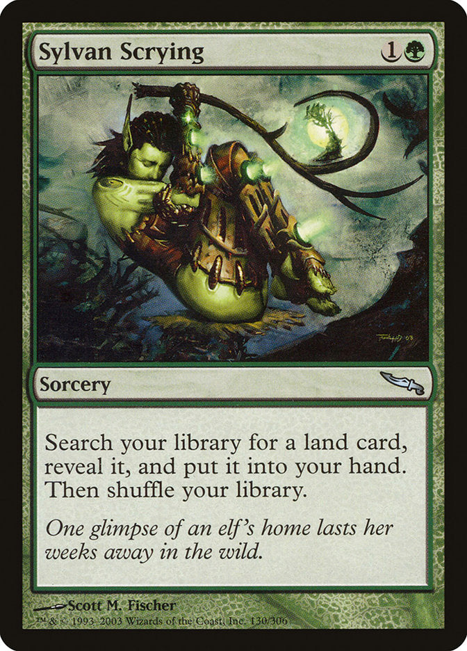 Sylvan Scrying [Mirrodin] | Golgari Games