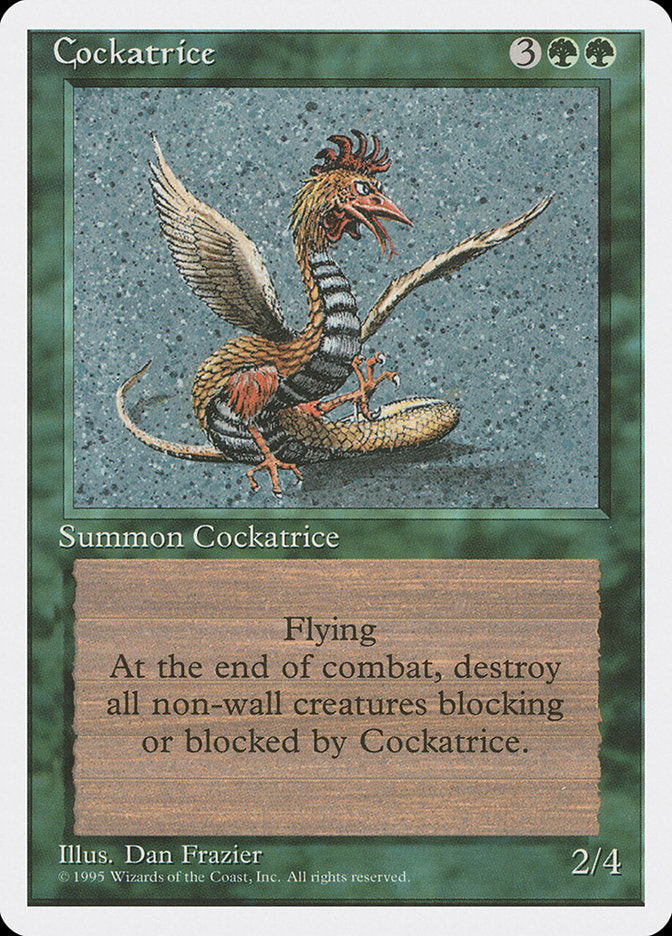 Cockatrice [Fourth Edition] | Golgari Games