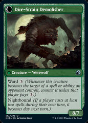 Burly Breaker // Dire-Strain Demolisher [Innistrad: Midnight Hunt] | Golgari Games