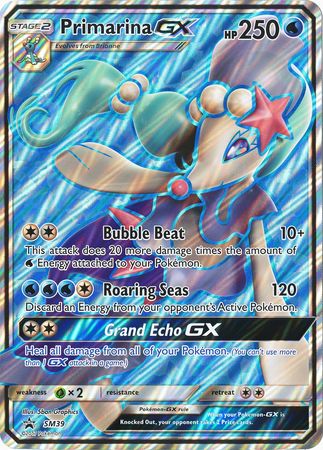 Primarina GX (SM39) (Jumbo Card) [Sun & Moon: Black Star Promos] | Golgari Games