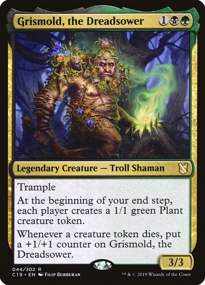 Grismold, the Dreadsower [Commander 2019] | Golgari Games