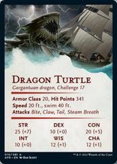 Dragon Turtle Art Card [Dungeons & Dragons: Adventures in the Forgotten Realms Art Series] | Local Legends