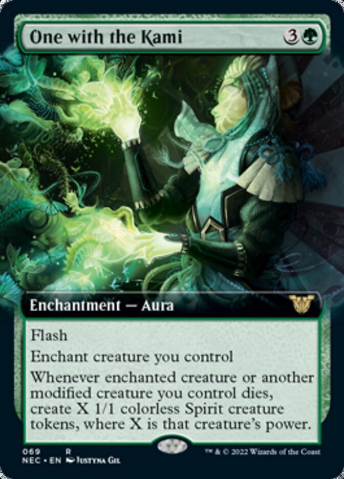 One with the Kami (Extended Art) [Kamigawa: Neon Dynasty Commander] | Local Legends