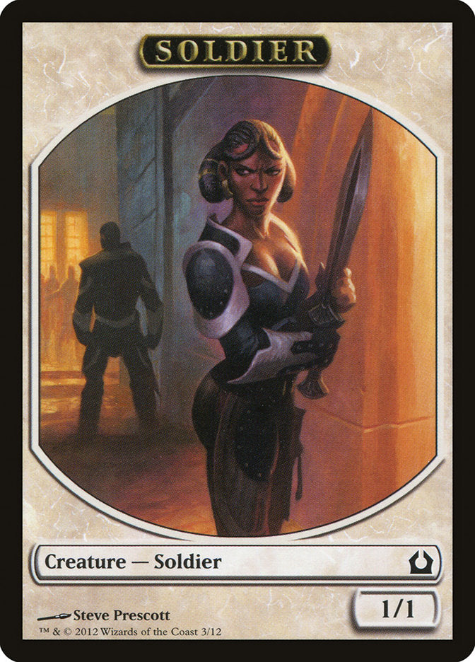 Soldier Token [Return to Ravnica Tokens] | Local Legends