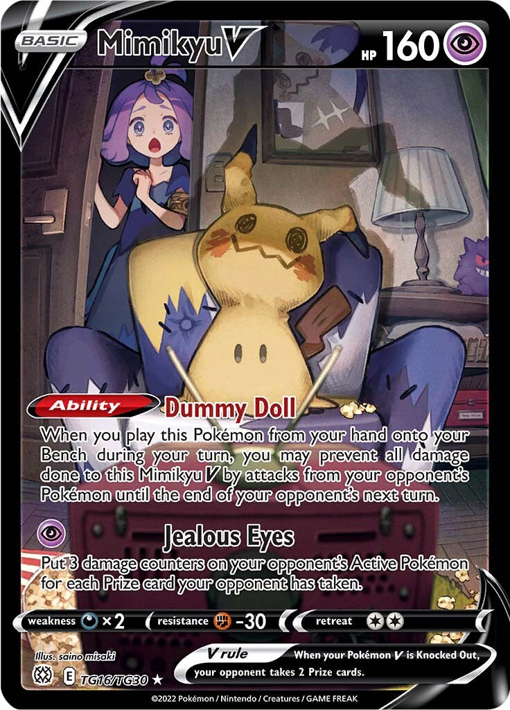 Mimikyu V (TG16/TG30) [Sword & Shield: Brilliant Stars] | Golgari Games