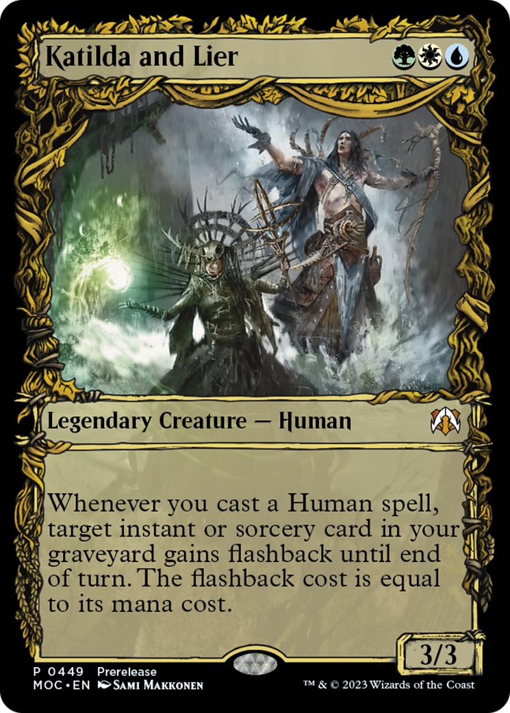 Katilda and Lier (Showcase Planar Booster Fun) [March of the Machine Commander Prerelease Promos] | Local Legends