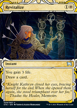 Revitalize (Foil Etched) [Strixhaven: School of Mages Mystical Archive] | Local Legends