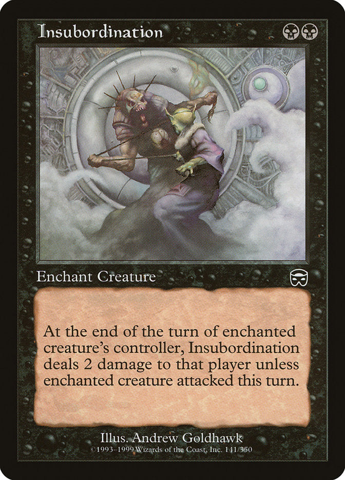 Insubordination [Mercadian Masques] | Local Legends