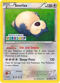 Snorlax (80/106) (Build-a-Bear Workshop Exclusive) [XY: Flashfire] | Golgari Games