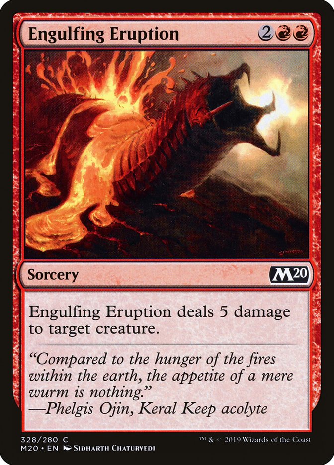 Engulfing Eruption [Core Set 2020] | Local Legends