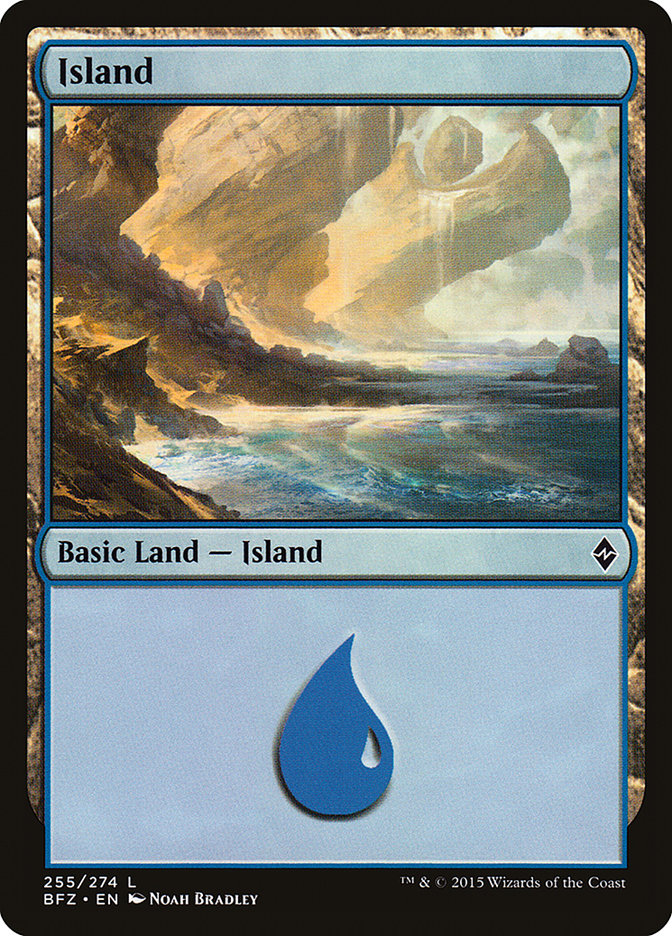 Island (255a) [Battle for Zendikar] | Golgari Games