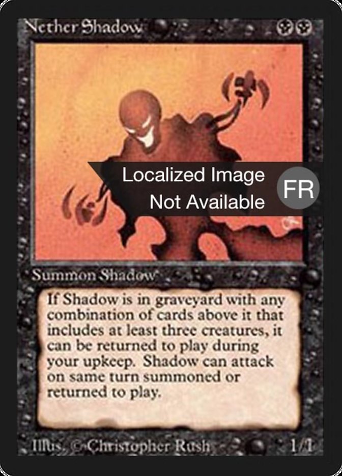 Nether Shadow [Foreign Black Border] | Golgari Games