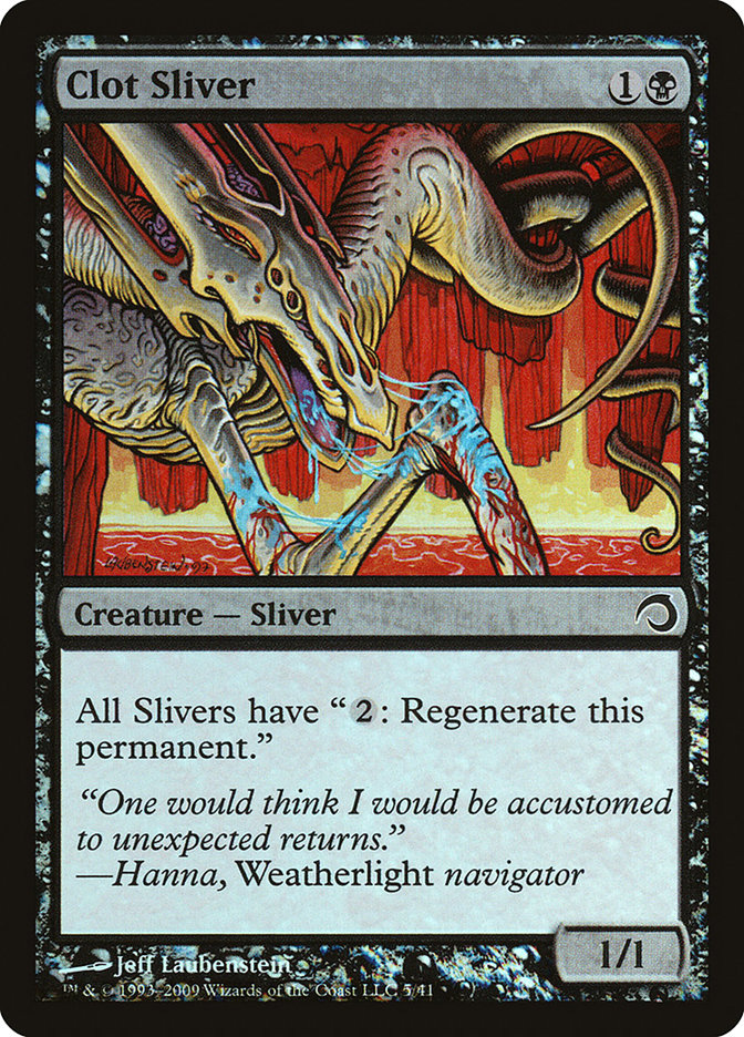 Clot Sliver [Premium Deck Series: Slivers] | Golgari Games