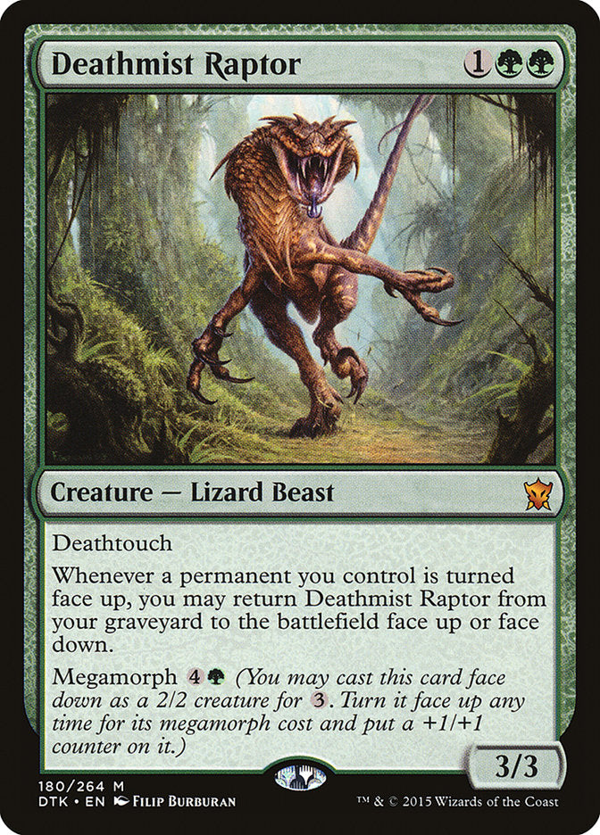 Deathmist Raptor [Dragons of Tarkir] | Local Legends