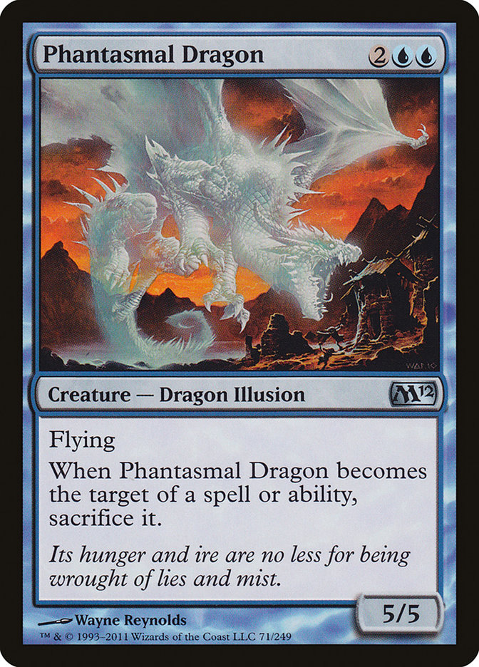 Phantasmal Dragon [Magic 2012] | Golgari Games