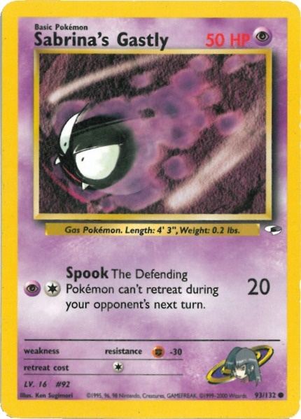 Sabrina's Gastly (93/132) [Gym Heroes Unlimited] | Local Legends