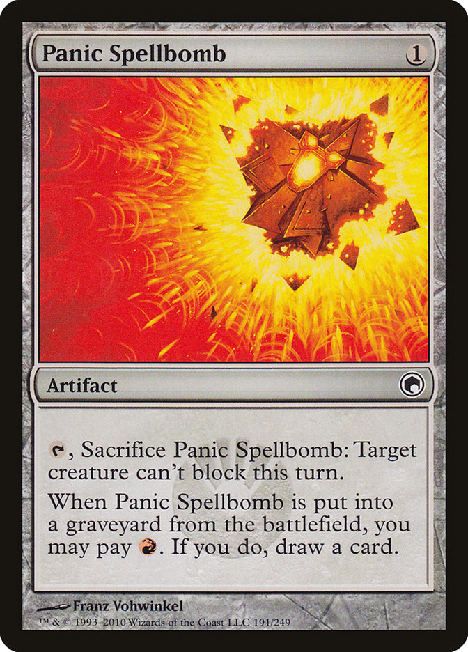 Panic Spellbomb [Scars of Mirrodin] | Local Legends
