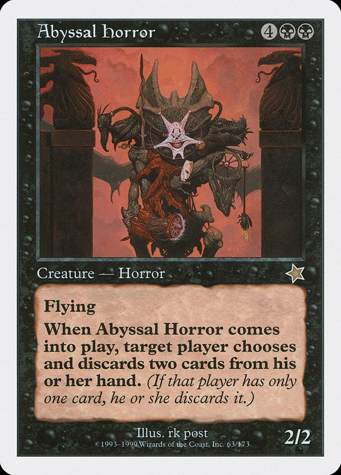 Abyssal Horror [Starter 1999] | Golgari Games