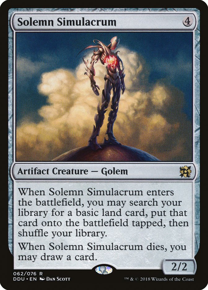 Solemn Simulacrum [Duel Decks: Elves vs. Inventors] | Local Legends