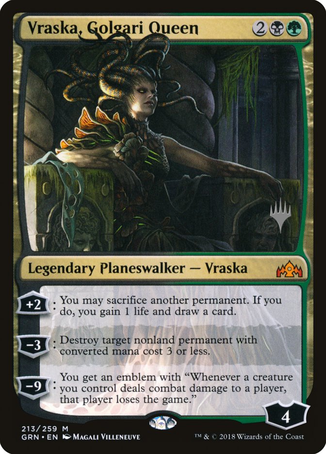 Vraska, Golgari Queen (Promo Pack) [Guilds of Ravnica Promos] | Golgari Games