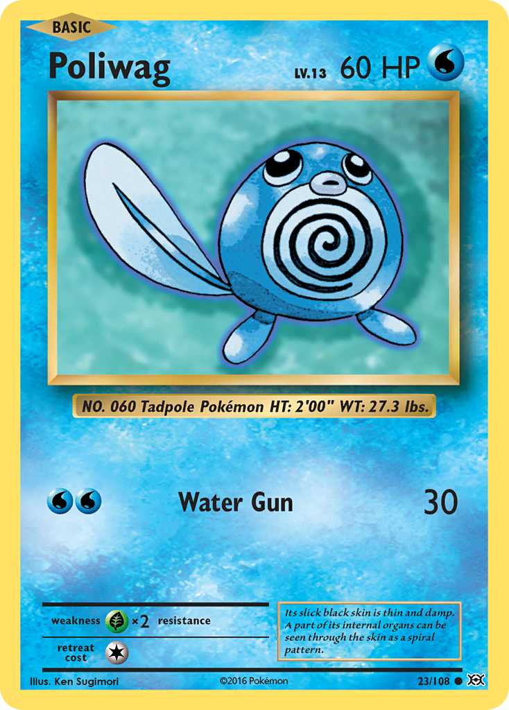 Poliwag (23/108) [XY: Evolutions] | Golgari Games