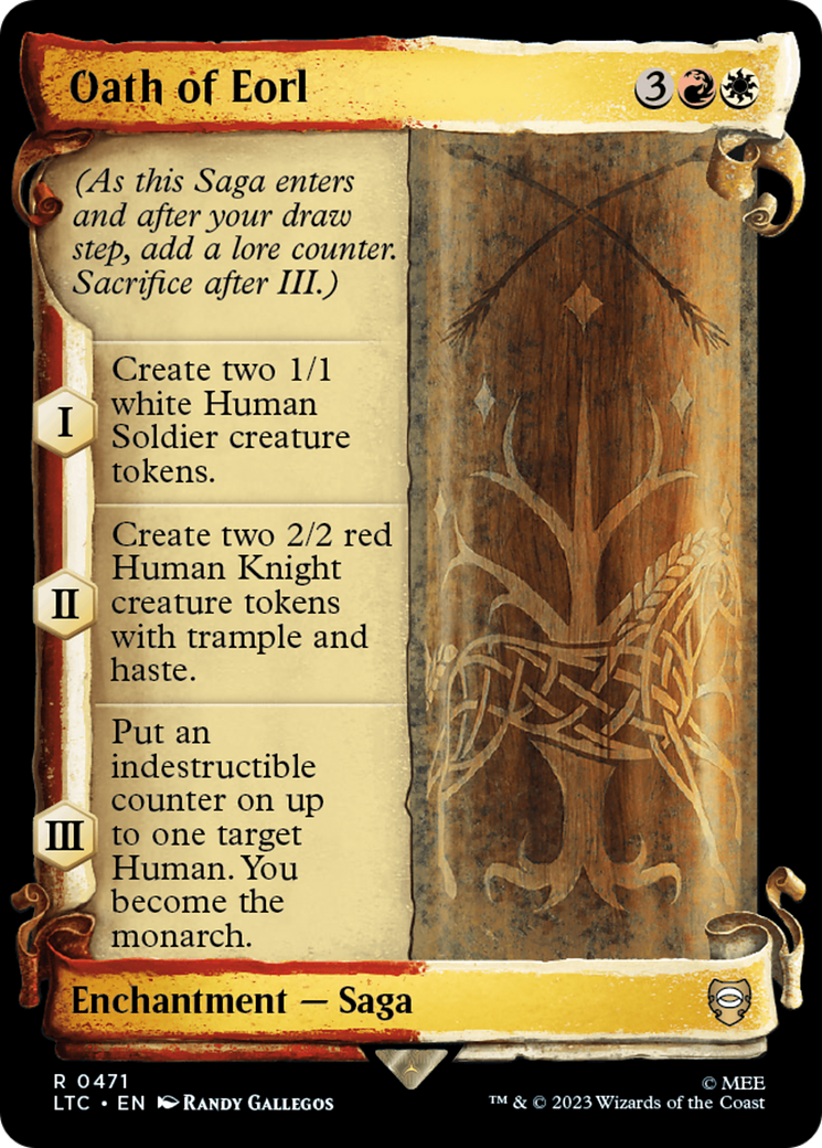 Oath of Eorl [The Lord of the Rings: Tales of Middle-Earth Commander Showcase Scrolls] | Golgari Games