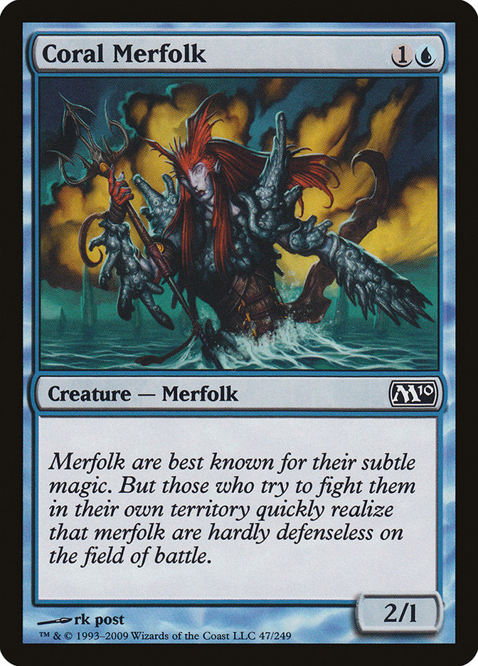 Coral Merfolk [Magic 2010] | Golgari Games