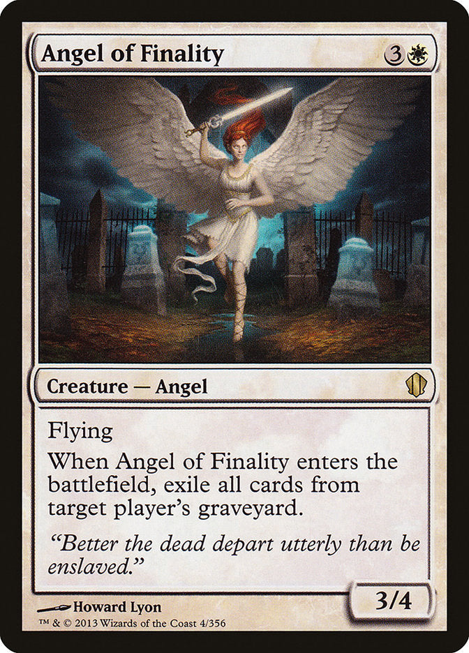 Angel of Finality [Commander 2013] | Golgari Games