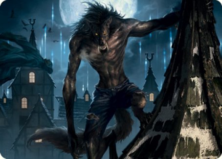 Stalking Predator Art Card [Innistrad: Midnight Hunt Art Series] | Local Legends