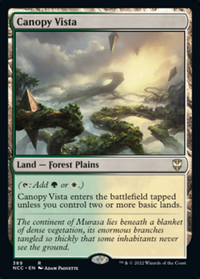 Canopy Vista [Streets of New Capenna Commander] | Golgari Games