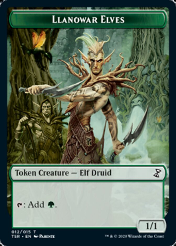 Llanowar Elves Token [Time Spiral Remastered Tokens] | Golgari Games