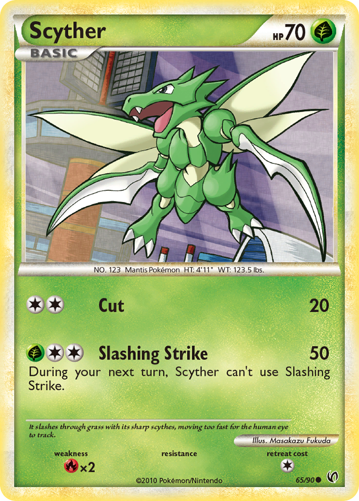 Scyther (65/90) [HeartGold & SoulSilver: Undaunted] | Golgari Games