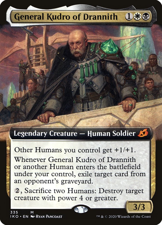 General Kudro of Drannith (Extended Art) [Ikoria: Lair of Behemoths] | Golgari Games