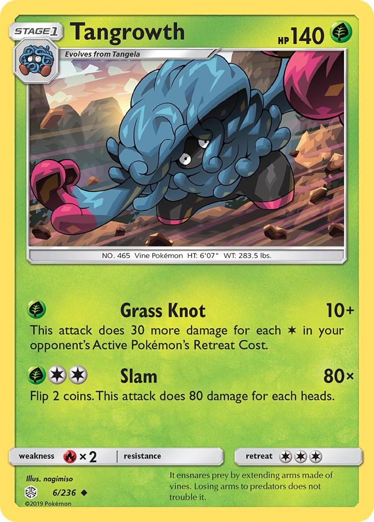 Tangrowth (6/236) [Sun & Moon: Cosmic Eclipse] | Local Legends
