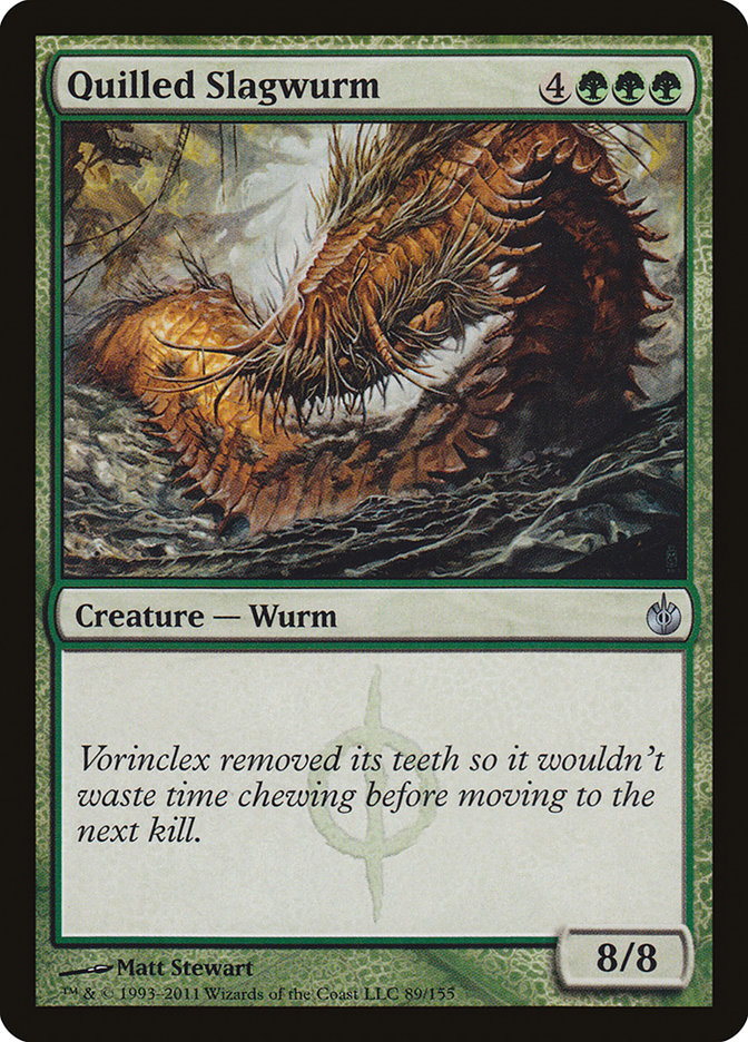 Quilled Slagwurm [Mirrodin Besieged] | Golgari Games