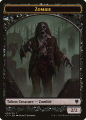 Vampire // Zombie Double-sided Token [Commander 2017 Tokens] | Local Legends